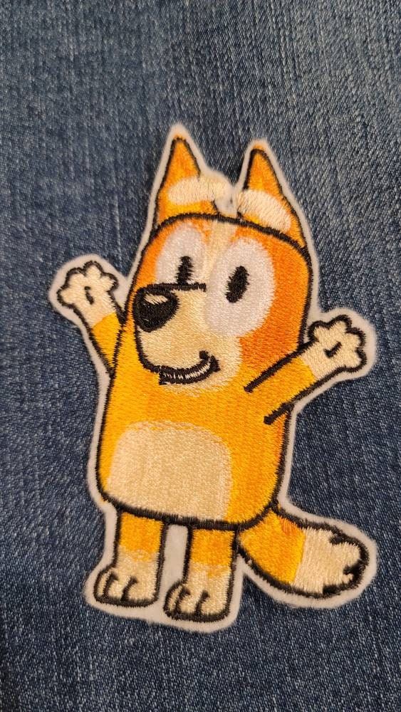 Bluey and Bingo Iron on Patches Etsy