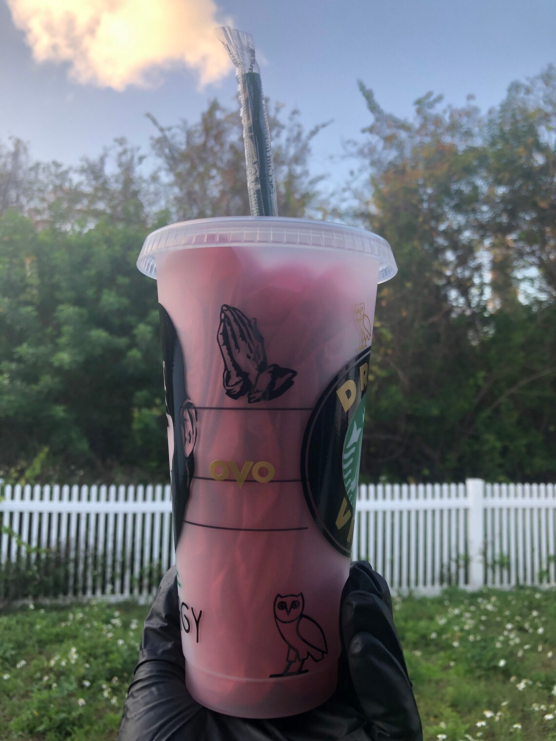 Drake INSPIRED Starbucks cup Drizzy Vibes Starbucks Etsy