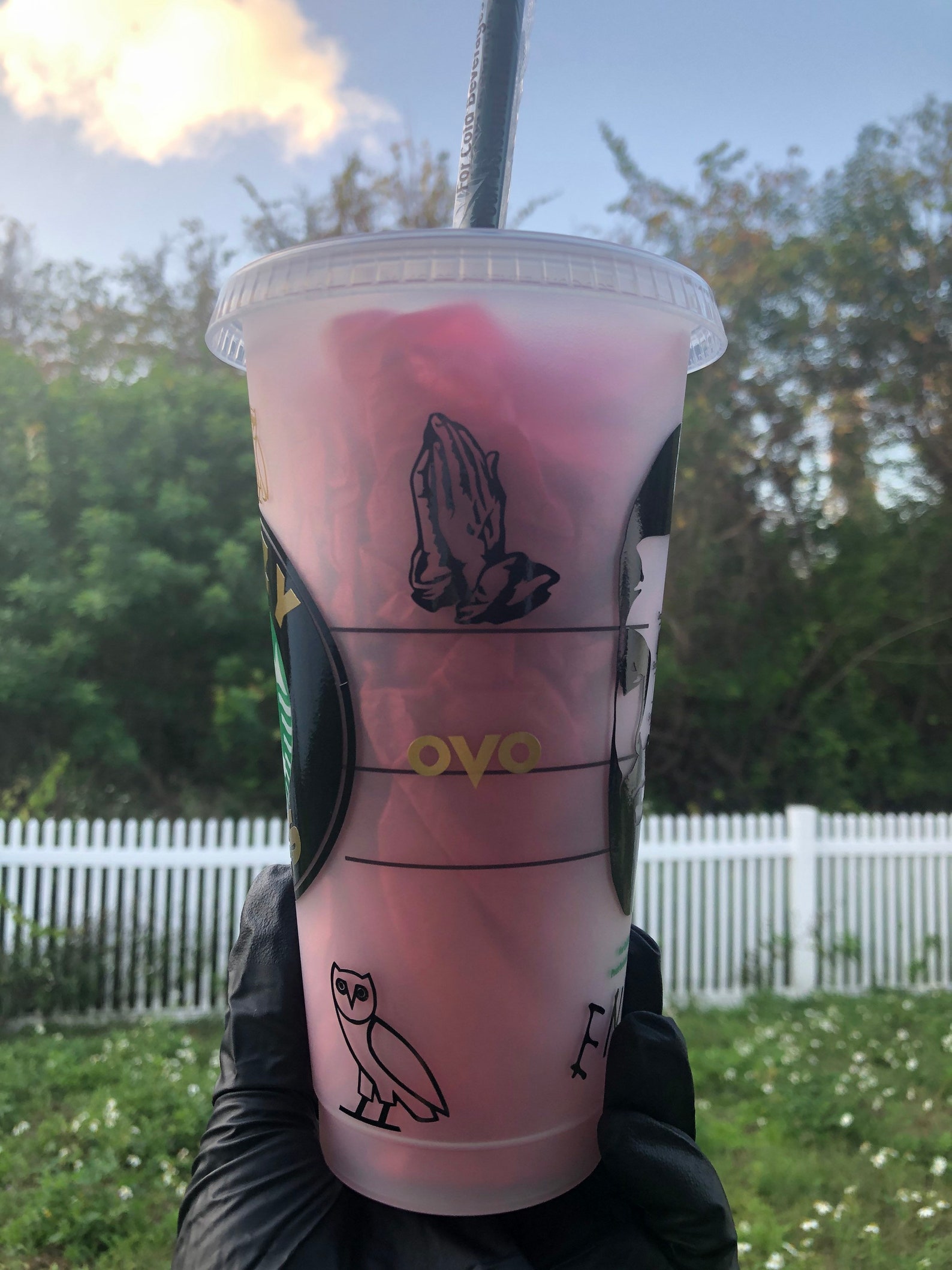 Drake INSPIRED Starbucks cup Drizzy Vibes Starbucks Etsy