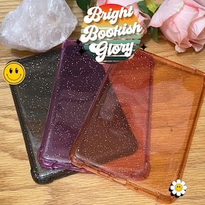 Transparent Glitter Kindle Case: Shockproof Gel Cover, 6-inch