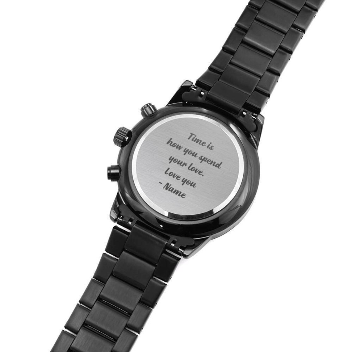 Engraved Watch For Dad Watch For Him Personalized Custom Etsy
