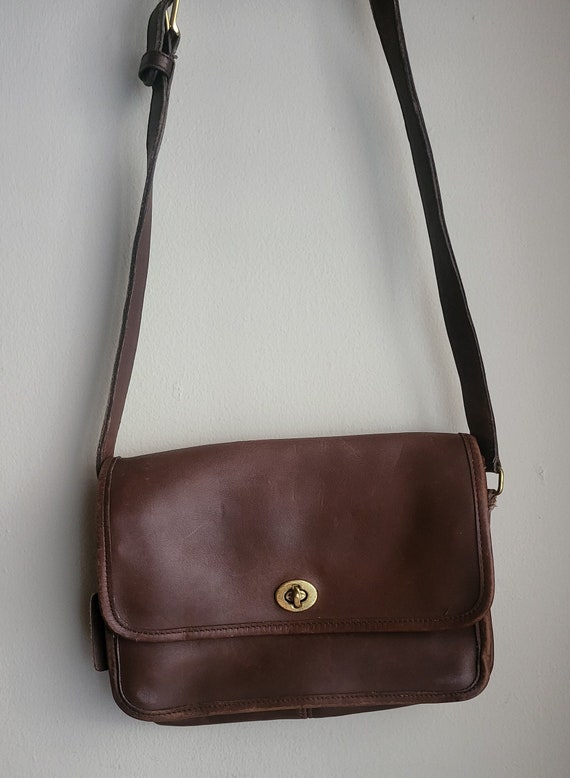 Vintage coach bag mahogany Gem