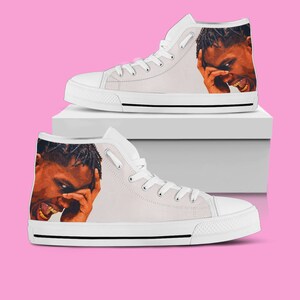 Travis Scott Hightop Cactus Jack Rapper Music Canvas Shoes | Etsy