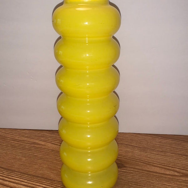 IKEA Solstrale Bubble vase yellow - designer Anne Nilsson - vintage design Made in Sweden