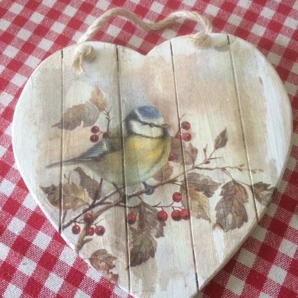 COEUR  EN BOIS