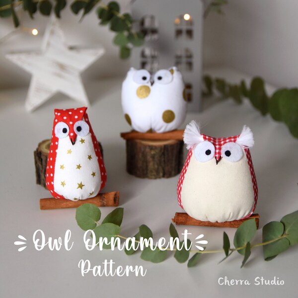 Christmas Ornaments DIY Ornaments Diy Christmas Ornaments Owl Ornament Christmas DIY Gifts Bauble Ornaments Tutorial Christmas TreeDecor