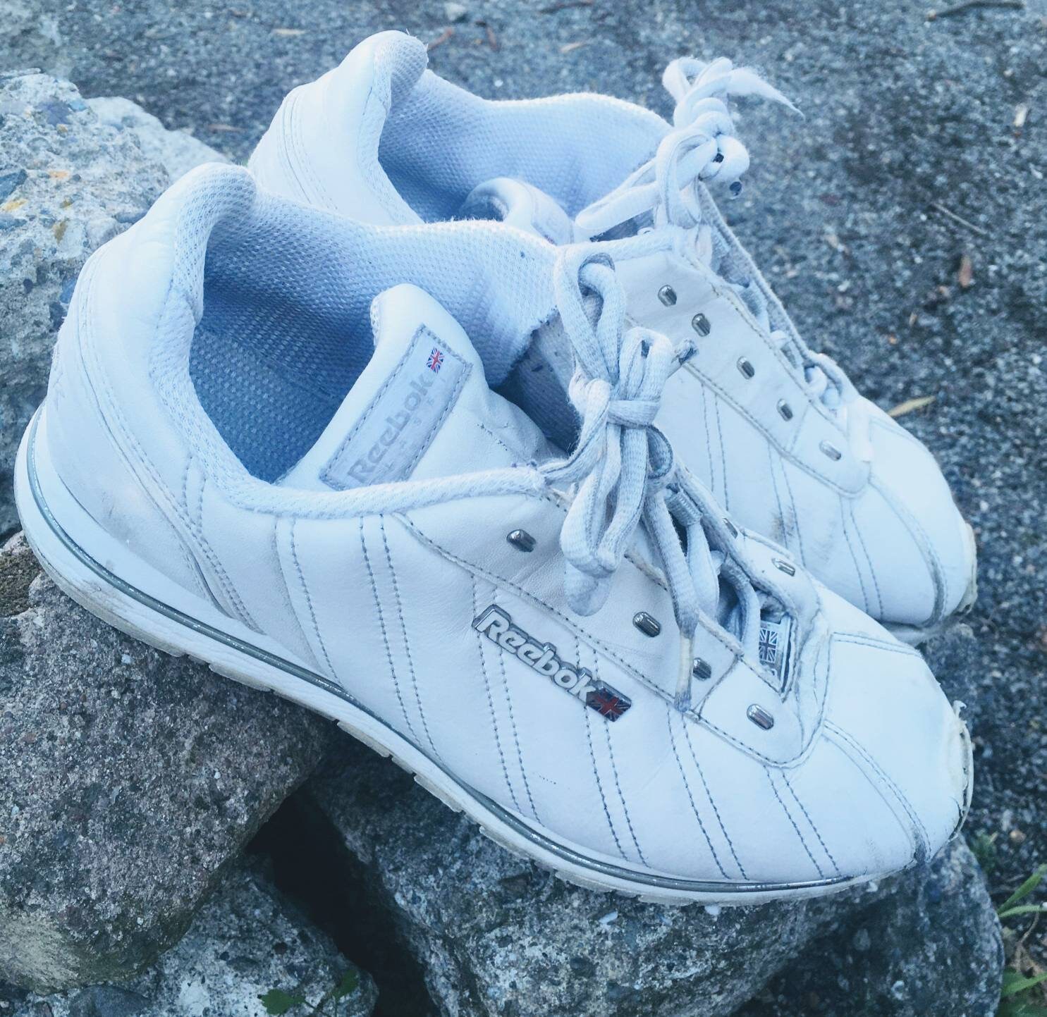 reebok 80 c vintage white shoes