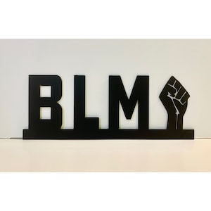 Black Lives Matter Fist Wall Art, BLM Fist Wall Decor, Metal Home Art, Racial Equality, Awareness, Civil Rights, Protest, Social Justice