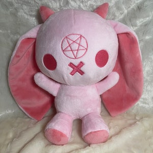 Light Pink Demon Bunny Plush