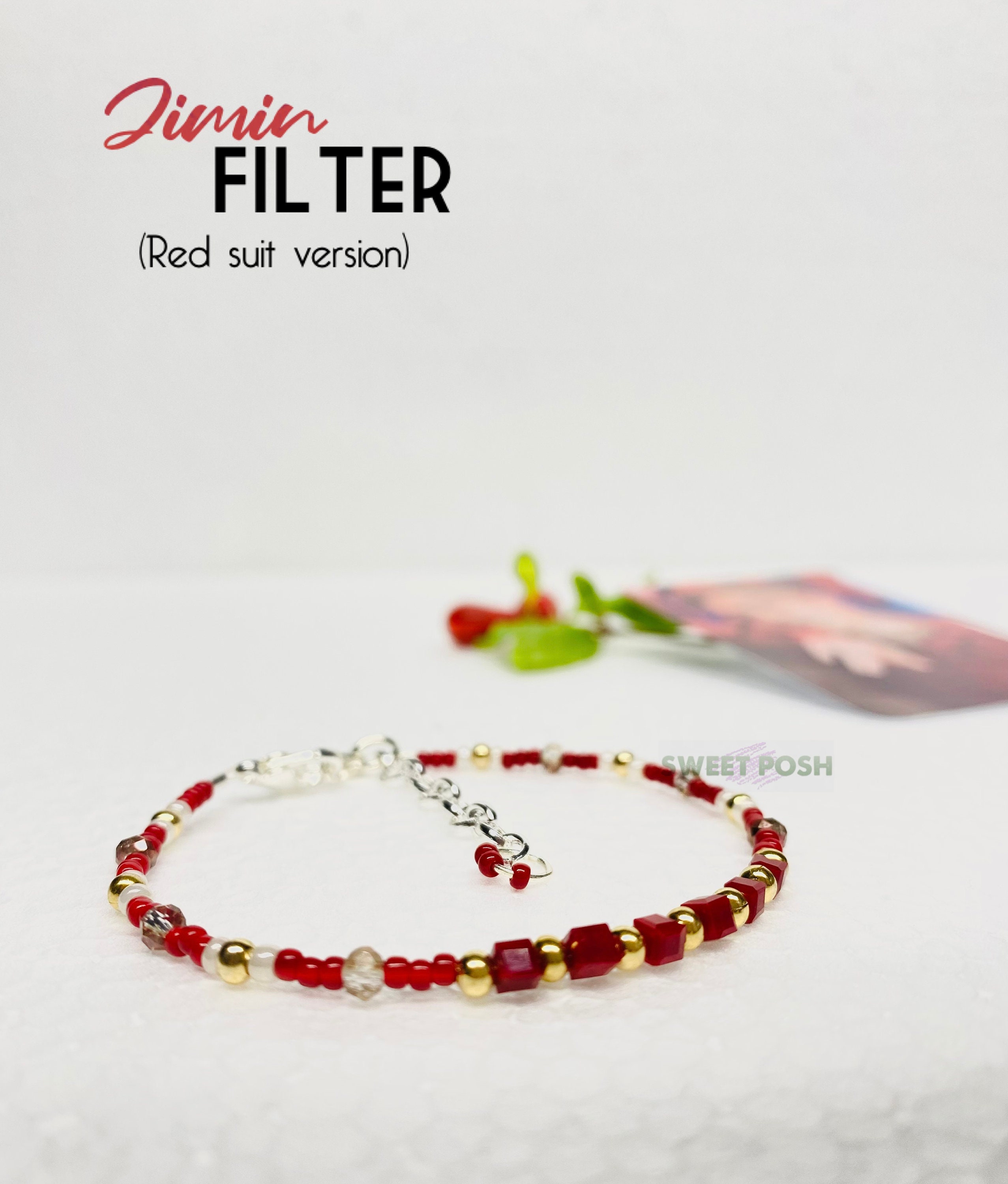NEW BTS JIMIN Filter Inspired Bracelets Beads Beaded Bracelets