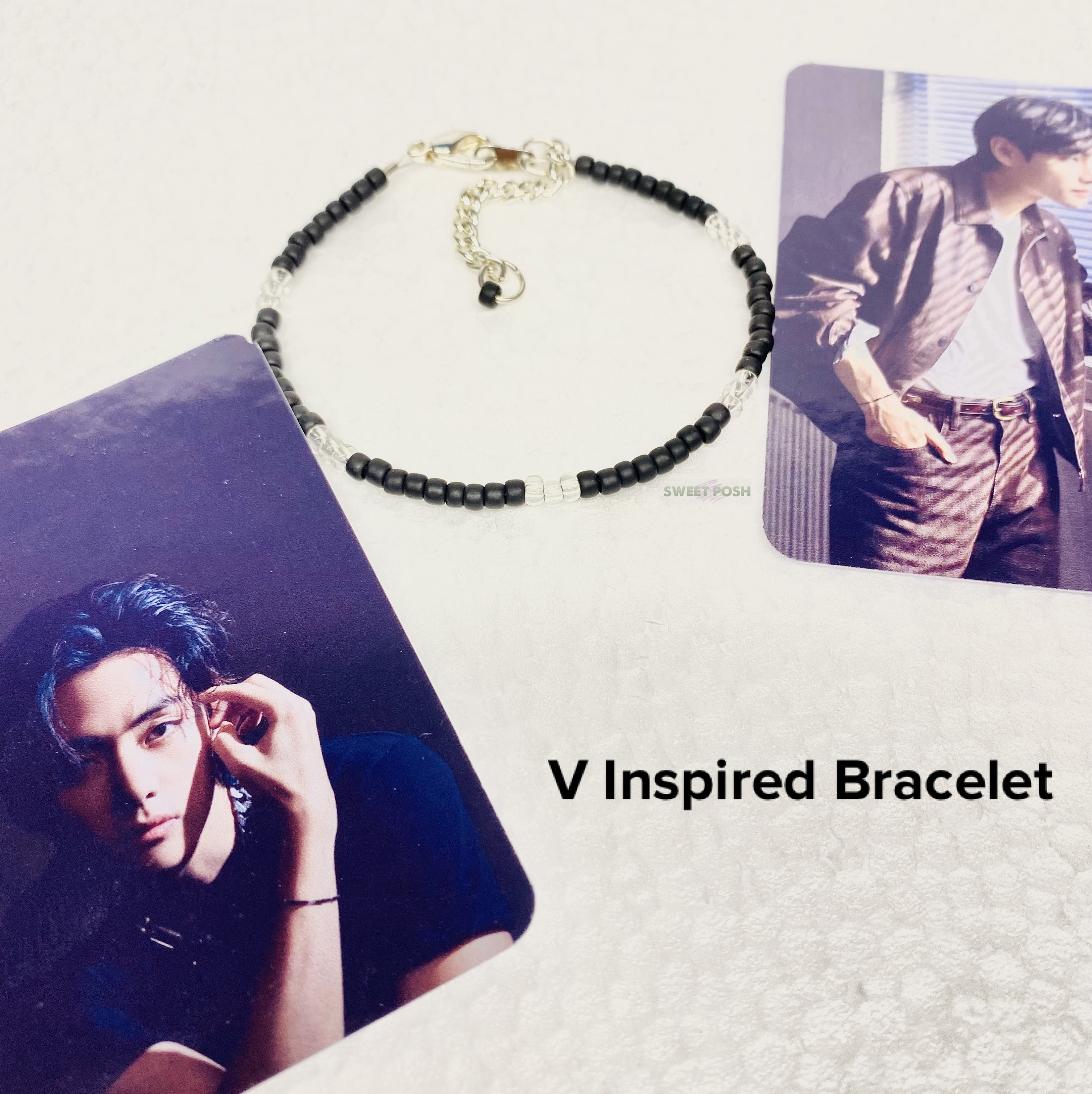 V Inspired Beaded Bracelet BTS Taehyung -  Singapore