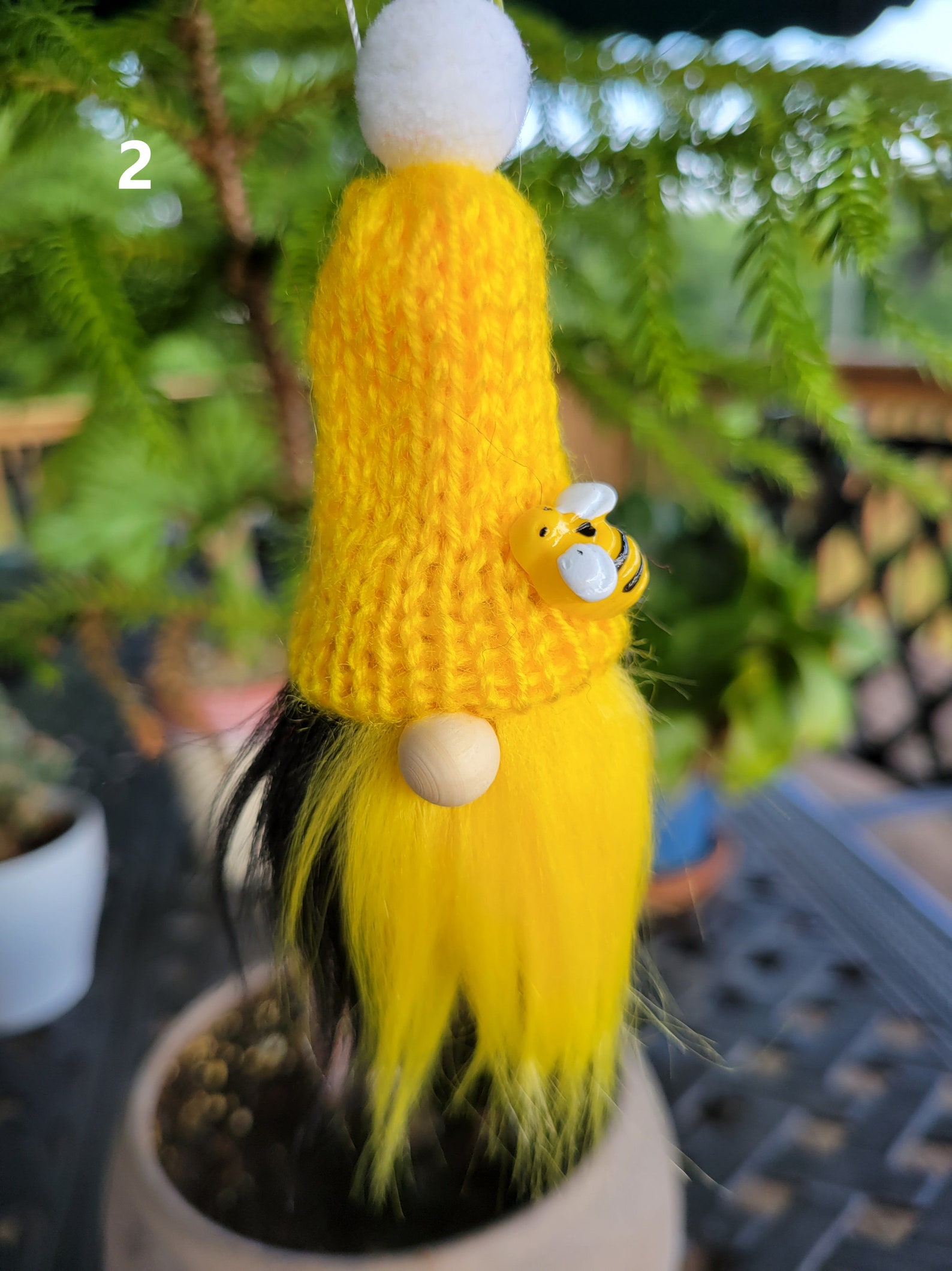 Wine Cork Gnomes Tier Shelf Package Tag Hanging Ornament Etsy