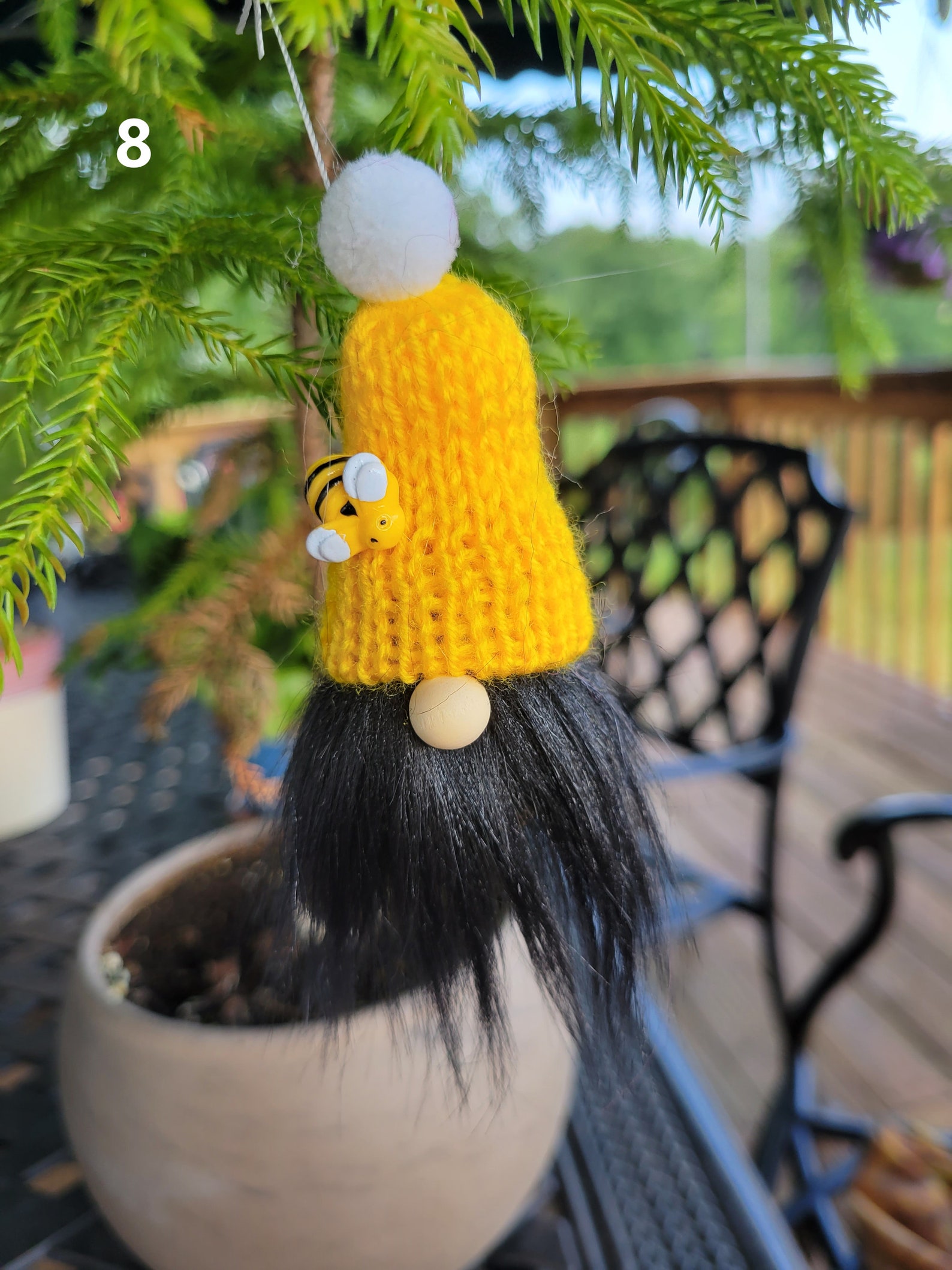 Wine Cork Gnomes Tier Shelf Package Tag Hanging Ornament Etsy