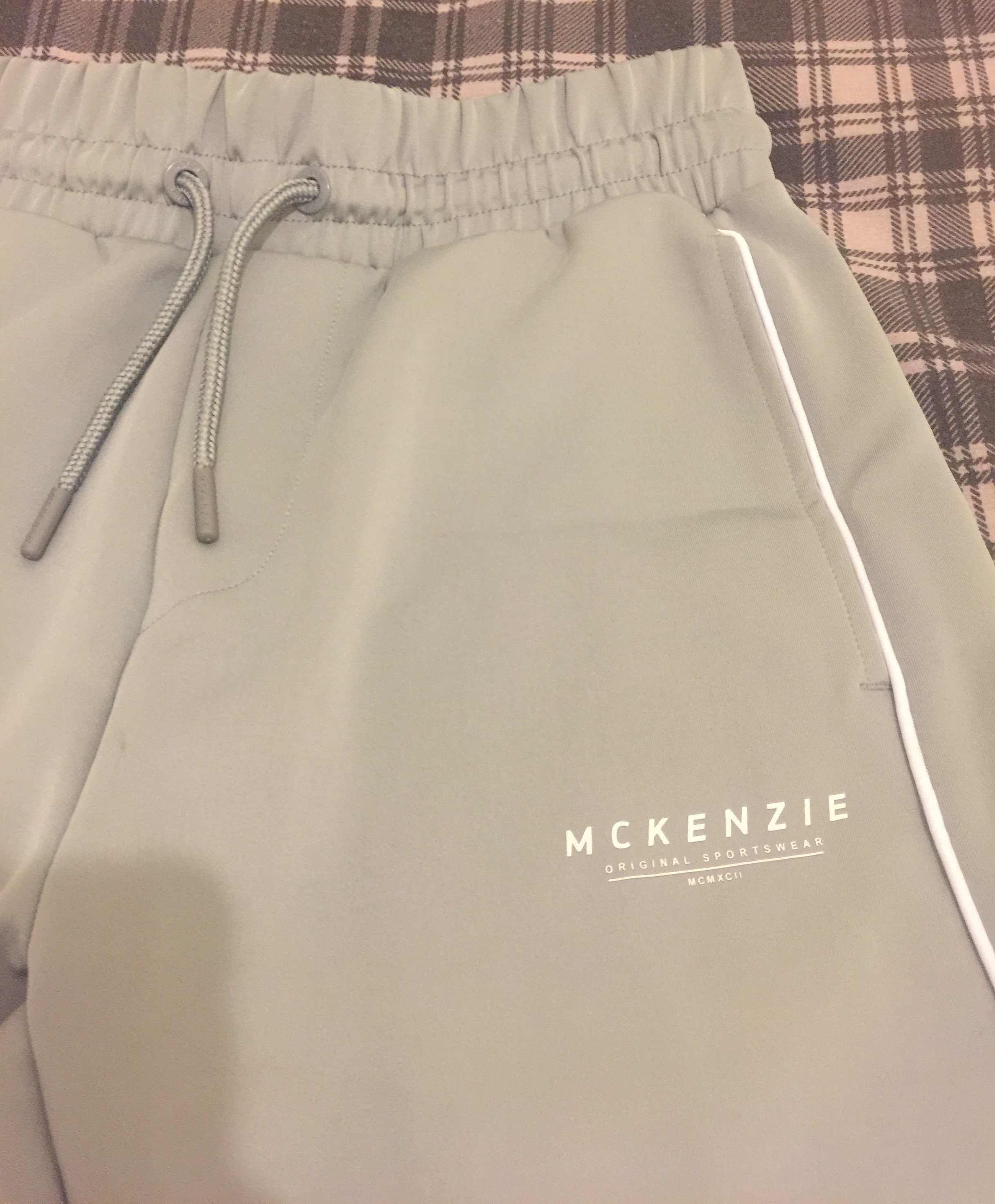 Scally Lads Worn Used Mens Medium Grey Mckenzie Poly Joggers - Etsy
