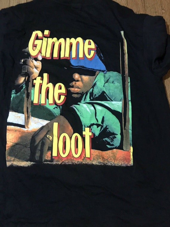 vintage biggie smalls shirt Single Stitch Rap Tee