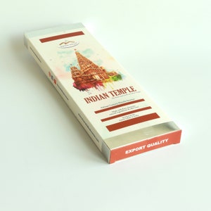 Indian Temple Incense Sticks | Artisan Luxury Masala Incense | Grounding Incense | Hand-rolled | 50 grams
