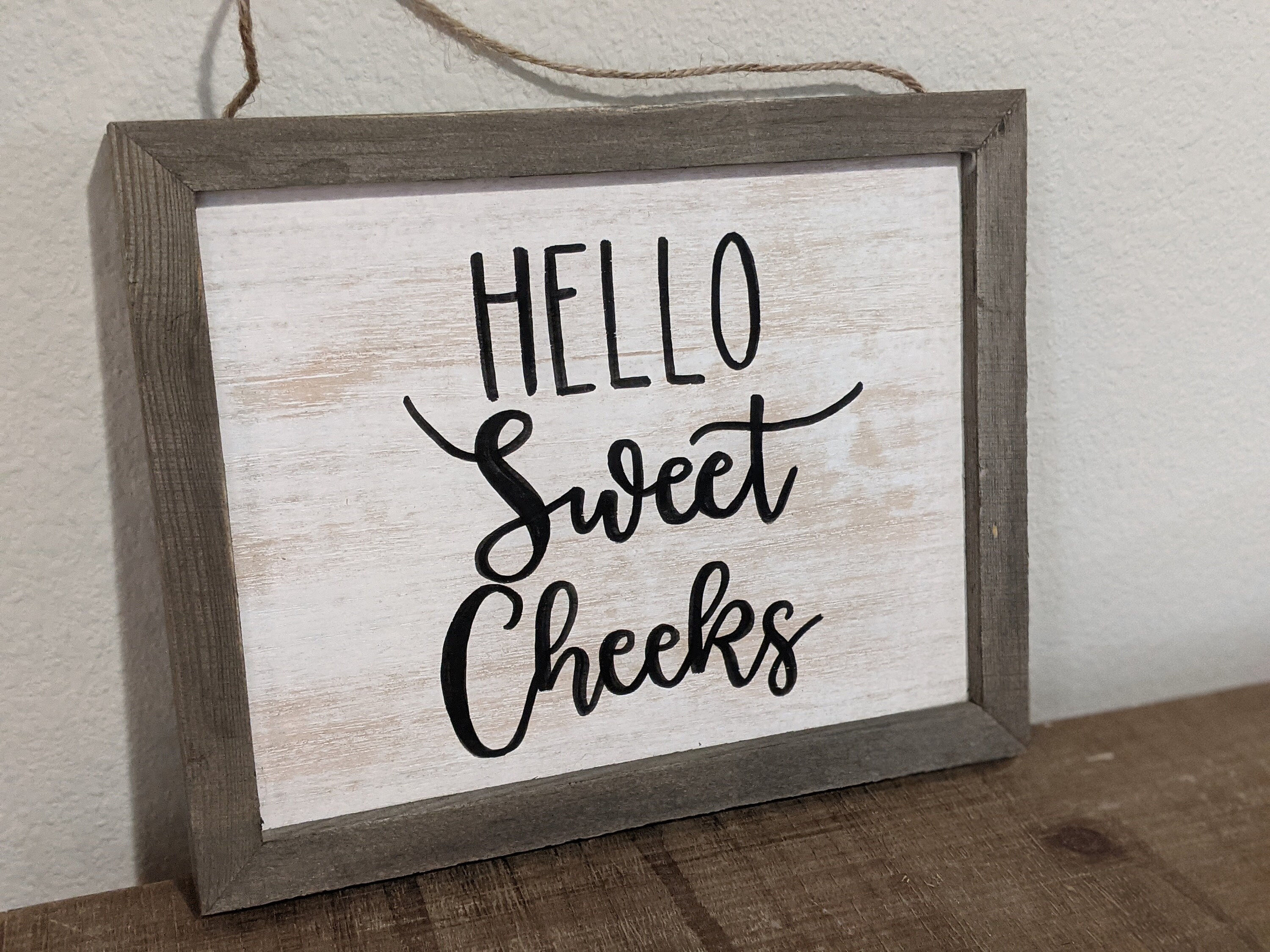 Divertido letrero de baño cartel de baño letrero de madera | Etsy