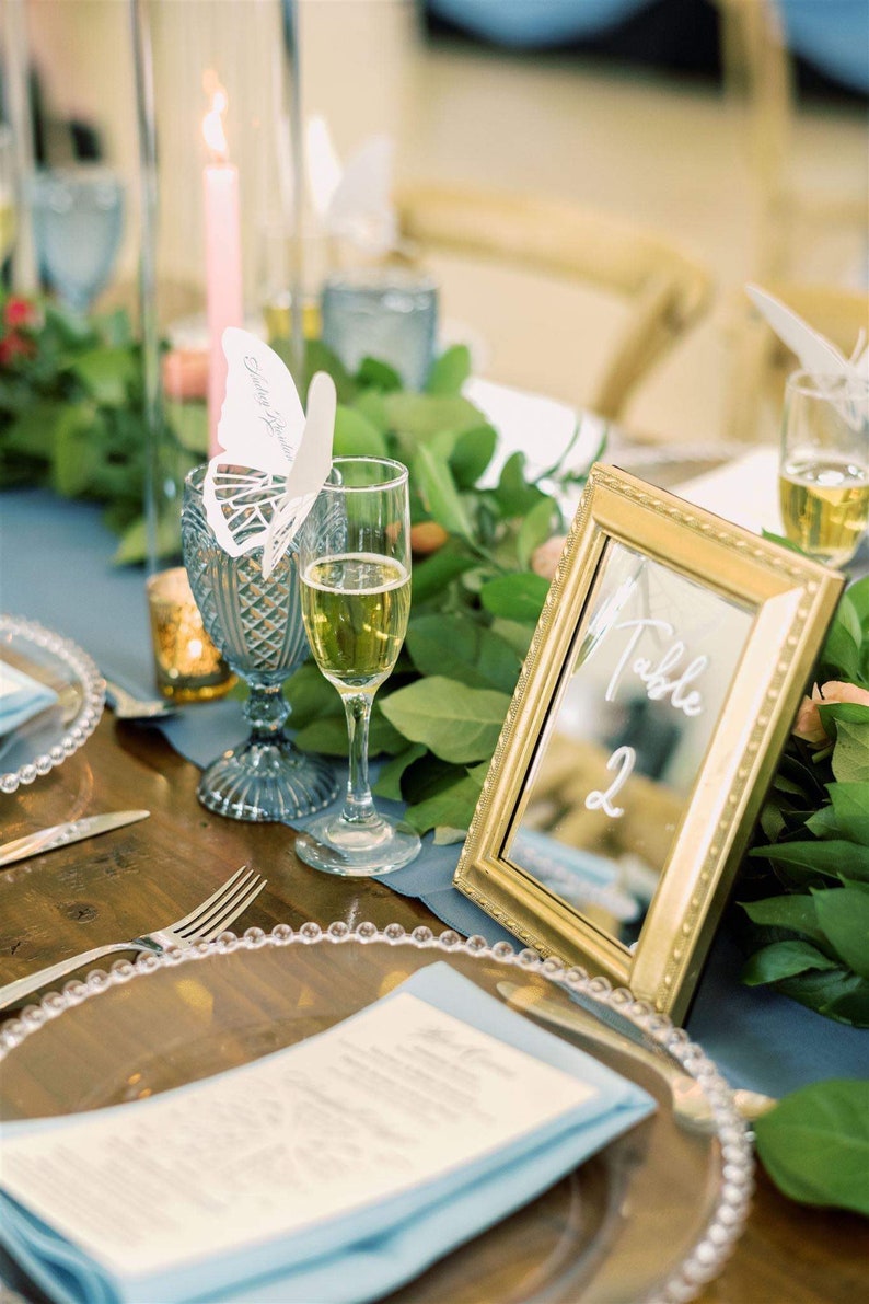 DALLAS TX Rental Only Gold Mirror Wedding Set Rental Board Custom