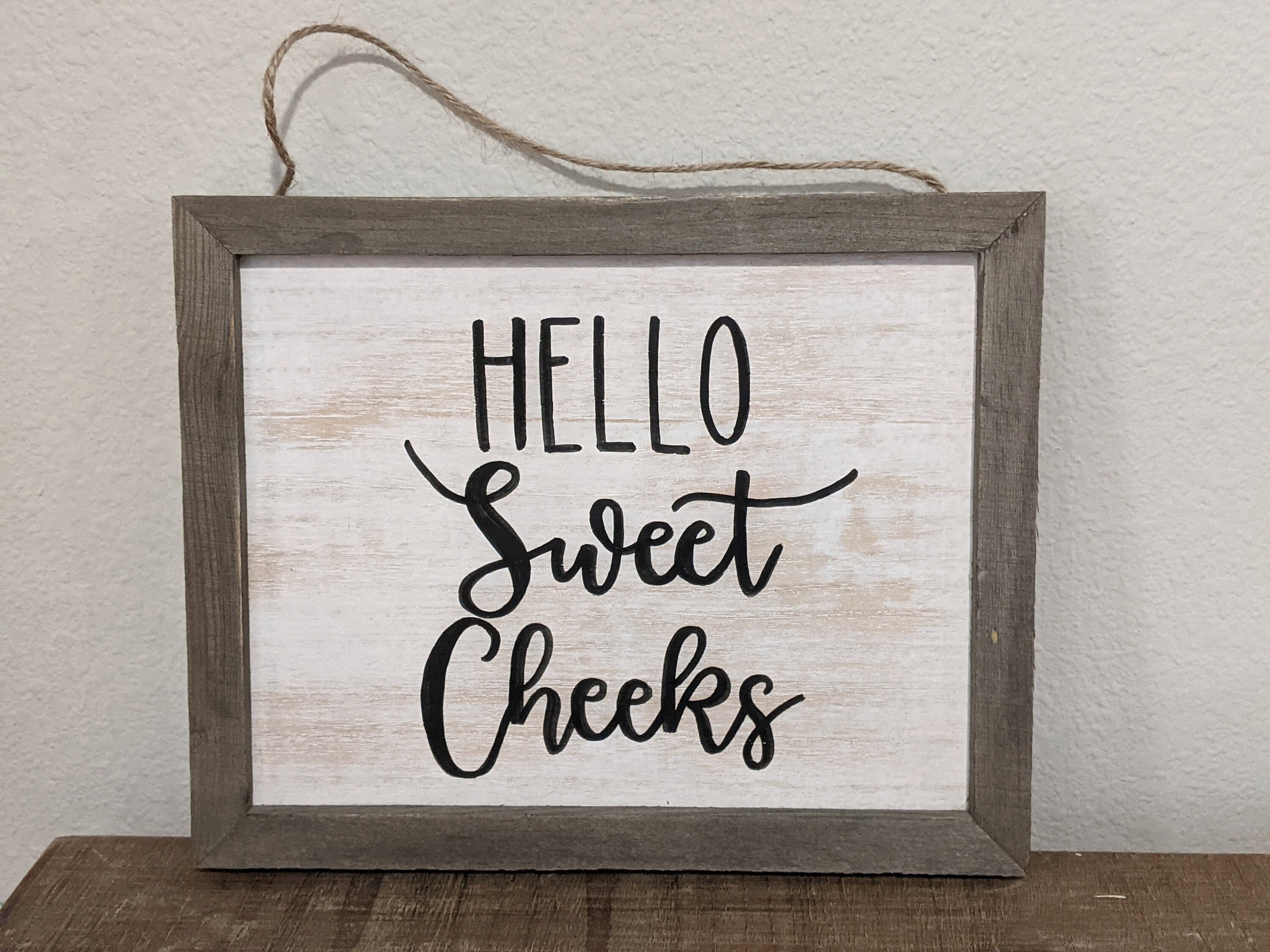 Divertido letrero de baño cartel de baño letrero de madera | Etsy