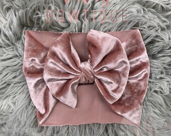 rose gold baby bow
