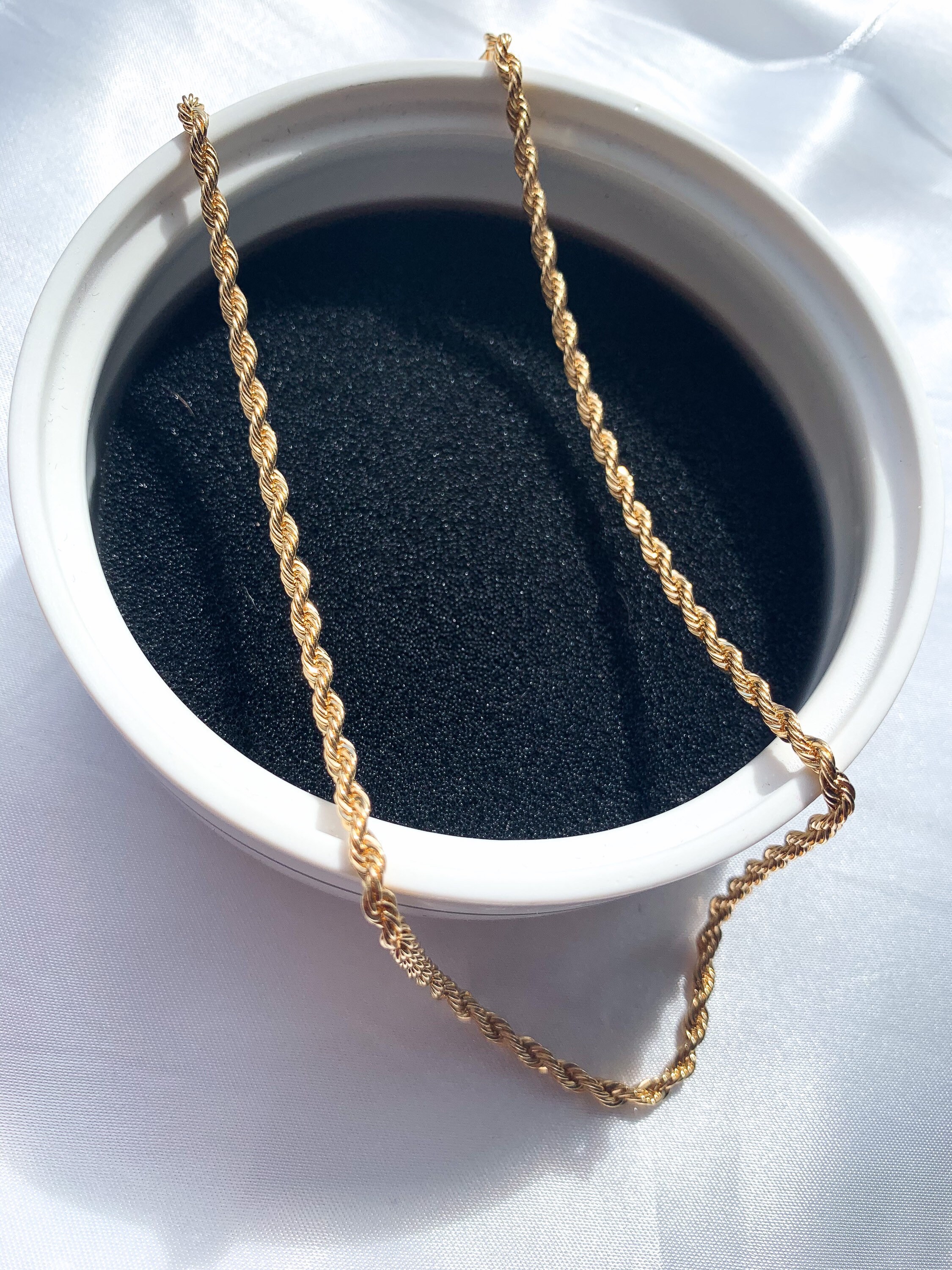 SET OF 5gold Filled Rope Chainwholesale 