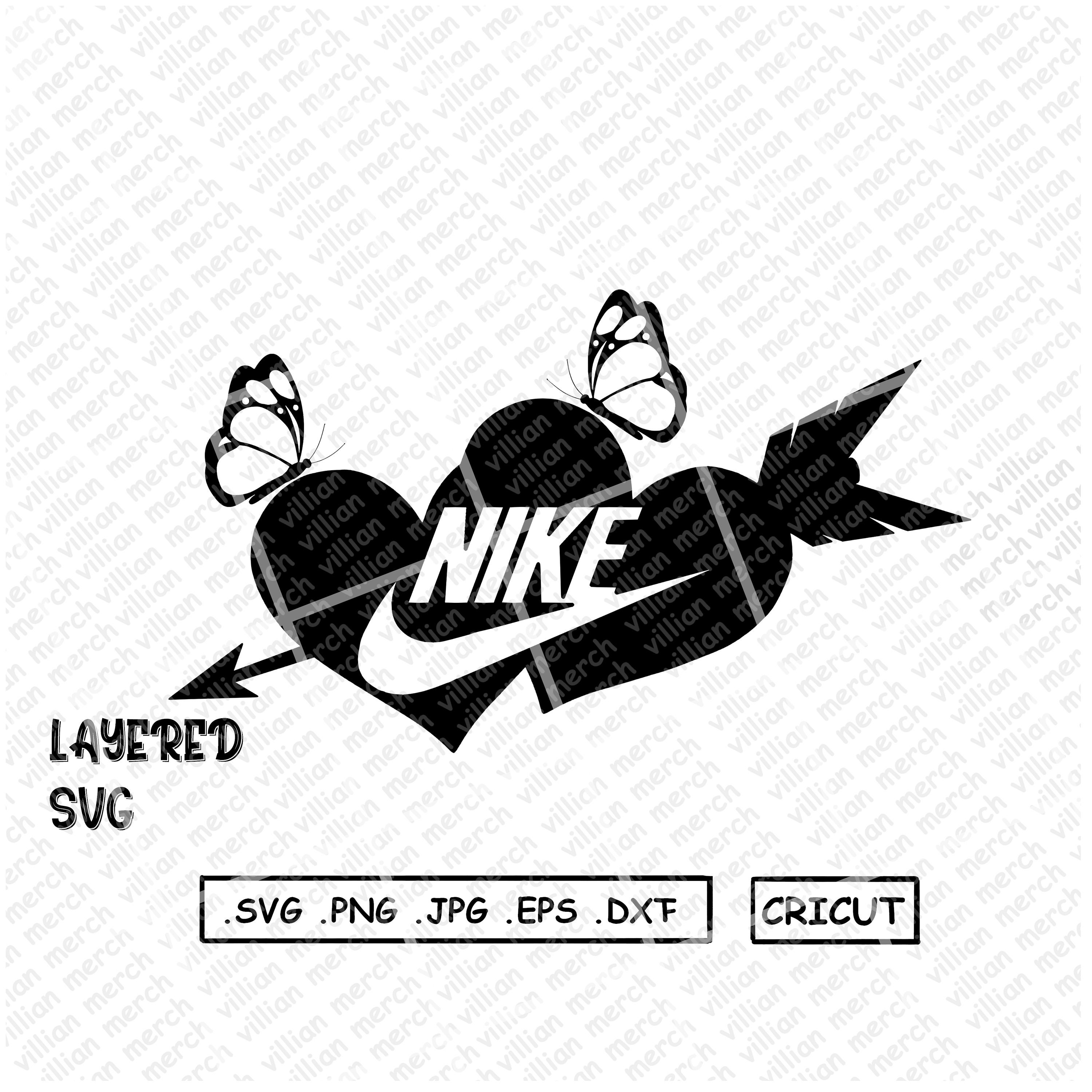 Download Nike leopard pattern svg buttlerfly love cricut svg png jpeg | Etsy