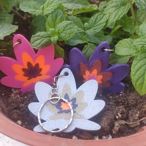 Ganja Leaf Keychain