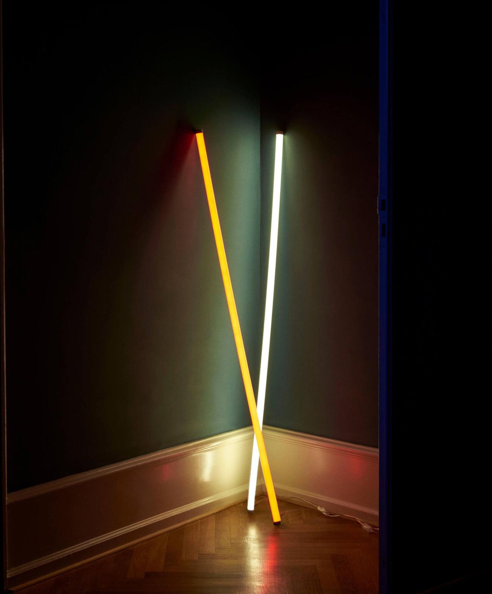 Color Changing Minimalist LED Corner Floor Lamp LED Corner Etsy