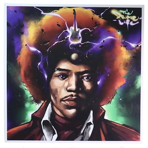 Jimi Hendrix Art Print