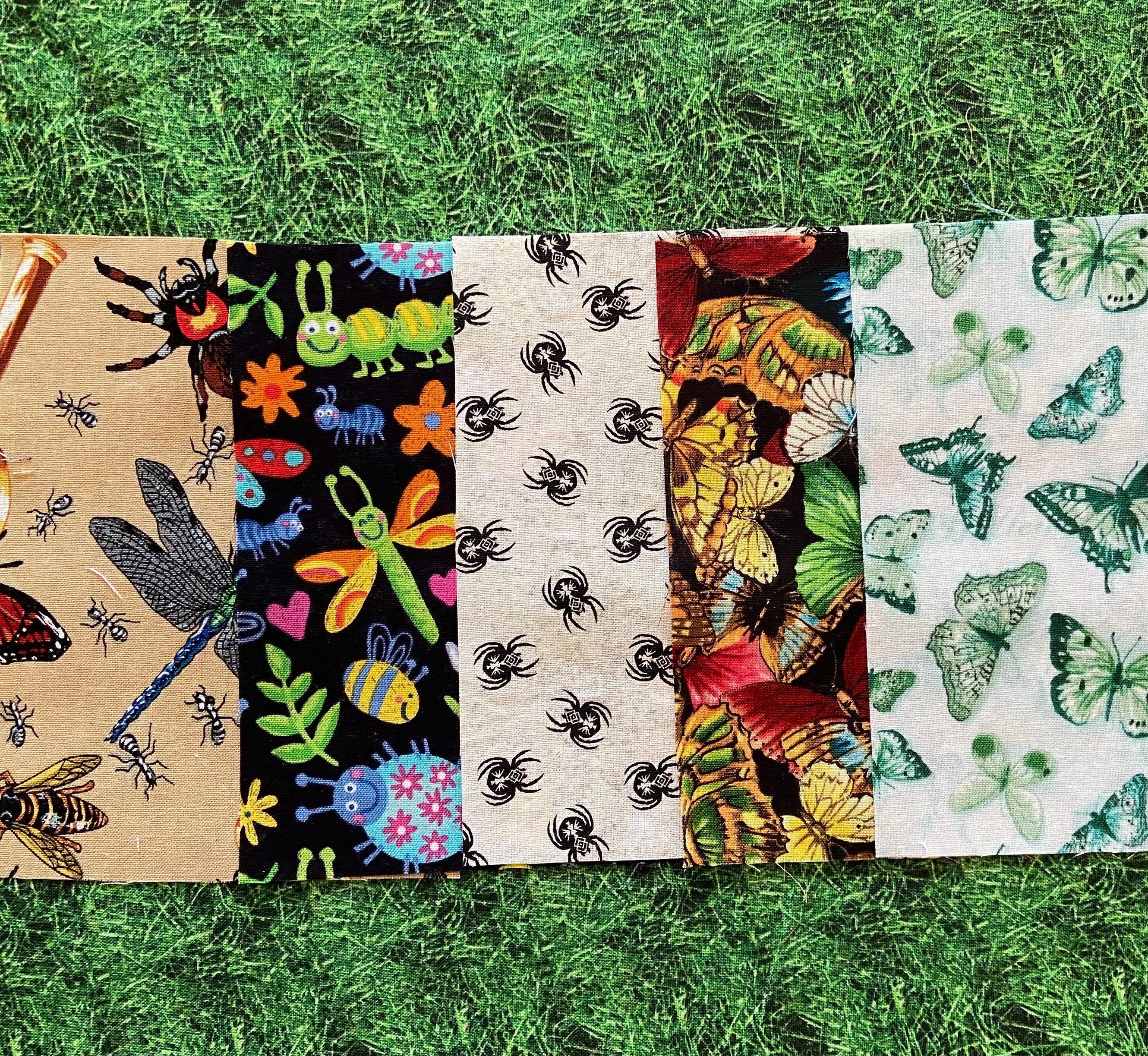 25 Precut Bug Jar Fabric Rectangles + FREE Bug Jar Block Pattern, 100% ...