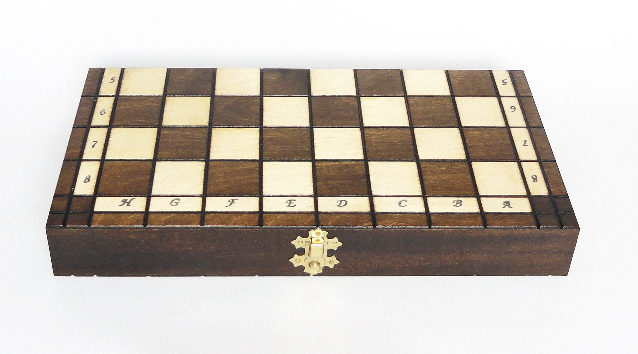 Chess and Checkers Set 31 x 31 cm Board Wooden Handcrafted Etsy