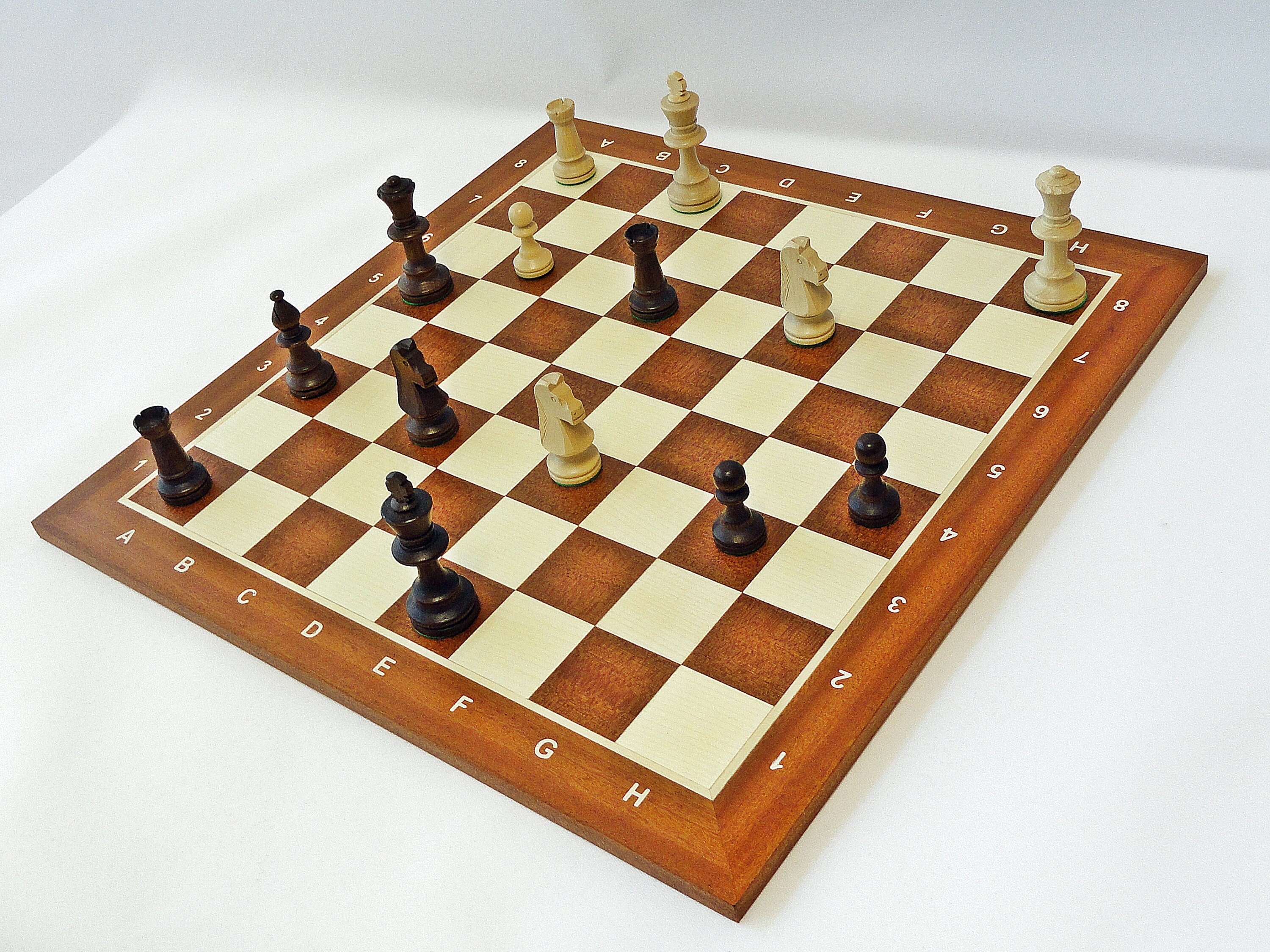 GALANT Exclusive Hand Carved Wooden Chess Set 58 x 58cm Extra Large chess  Board