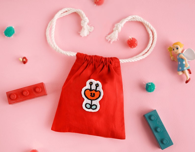 Today/'s Diary String pouch Cotton Pouch