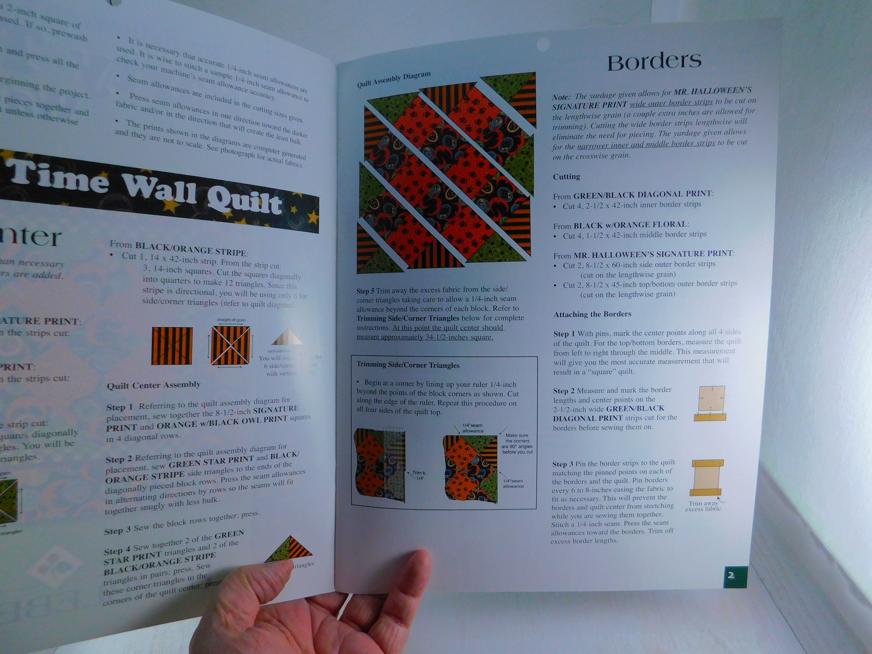 2007 Thimbleberries Inc. mr. Halloween's Party Time Etsy