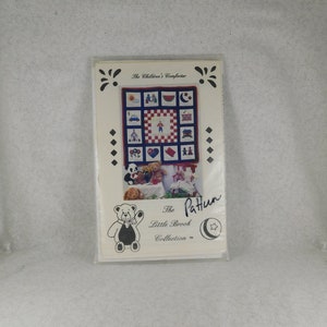 Vintage The Little Brook Collection&#39;s &quot;Children&#39;s Comforter&quot; Embroidery, Hand & Machine Quilting, Applique, Block Quilts, Copy 1995, UNCUT