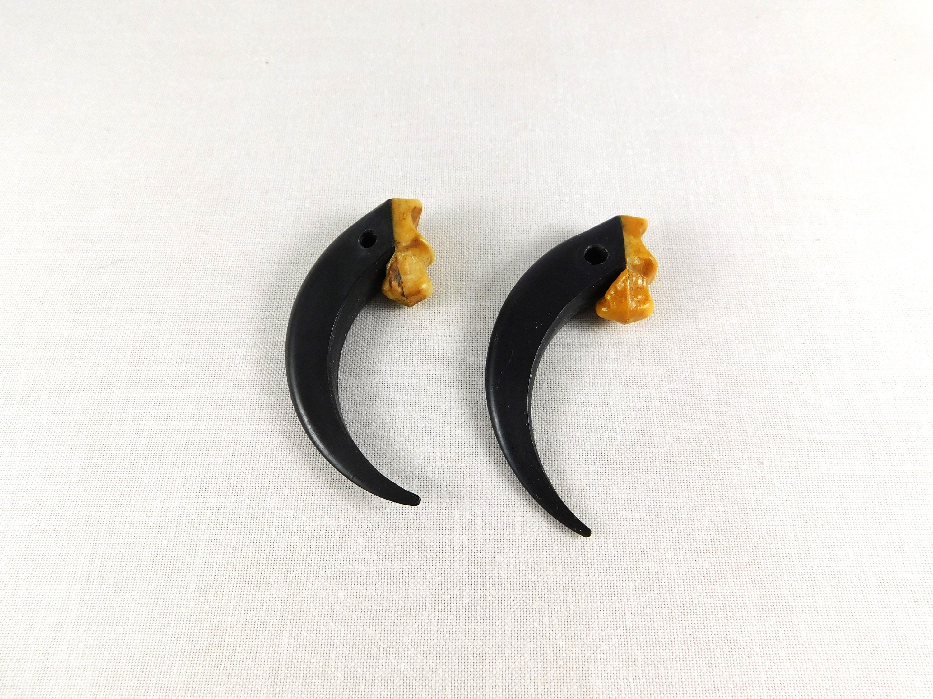 American Black Bear Claw Replica - Museum Quality 2.5cm Display Piece - North American Wildlife