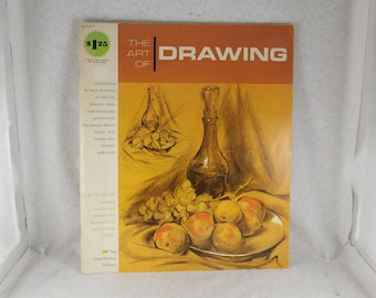 Vintage 1965 "Art of Drawing" Book: Grumbacher Library