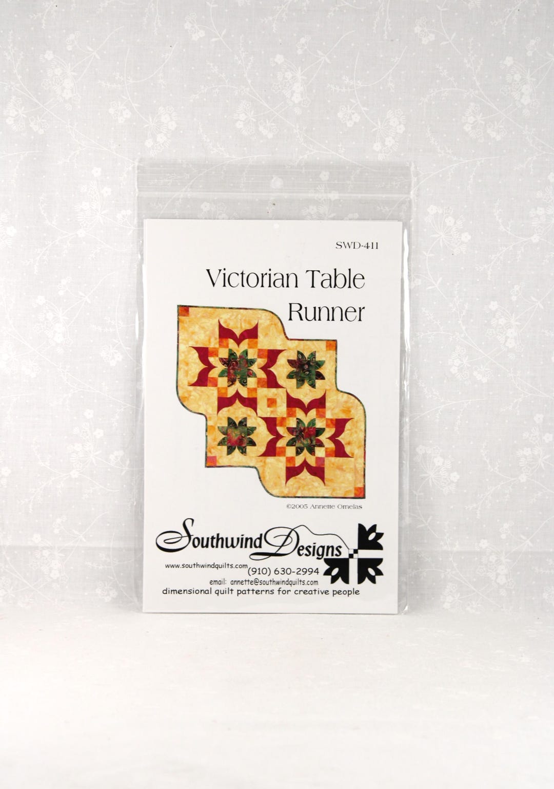 Vintage 2005 "victorian Table Runner" Quilt Pattern, Annette Omelas ...