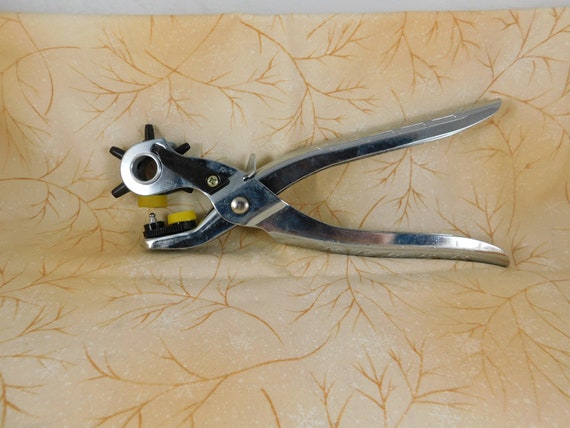 Vintage hot sale leather punch