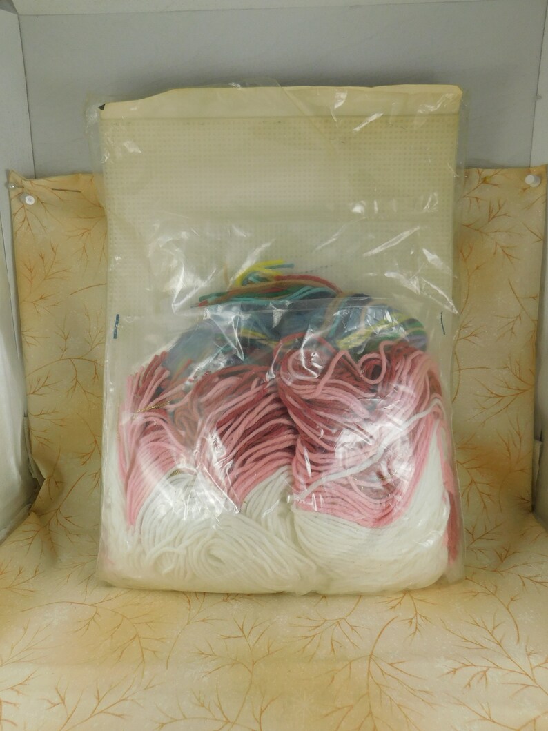 Vintage Bucilla Plastic Canvas Toy Chest Vintage Craft Kit Etsy