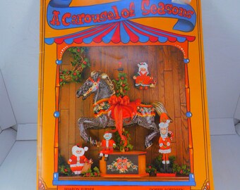 Vintage 1985 Carousel of Seasons Painting Book: Decor Projects & Patterns