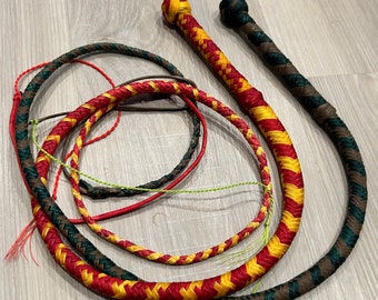 4’ Custom Paracord Mini Bullwhip