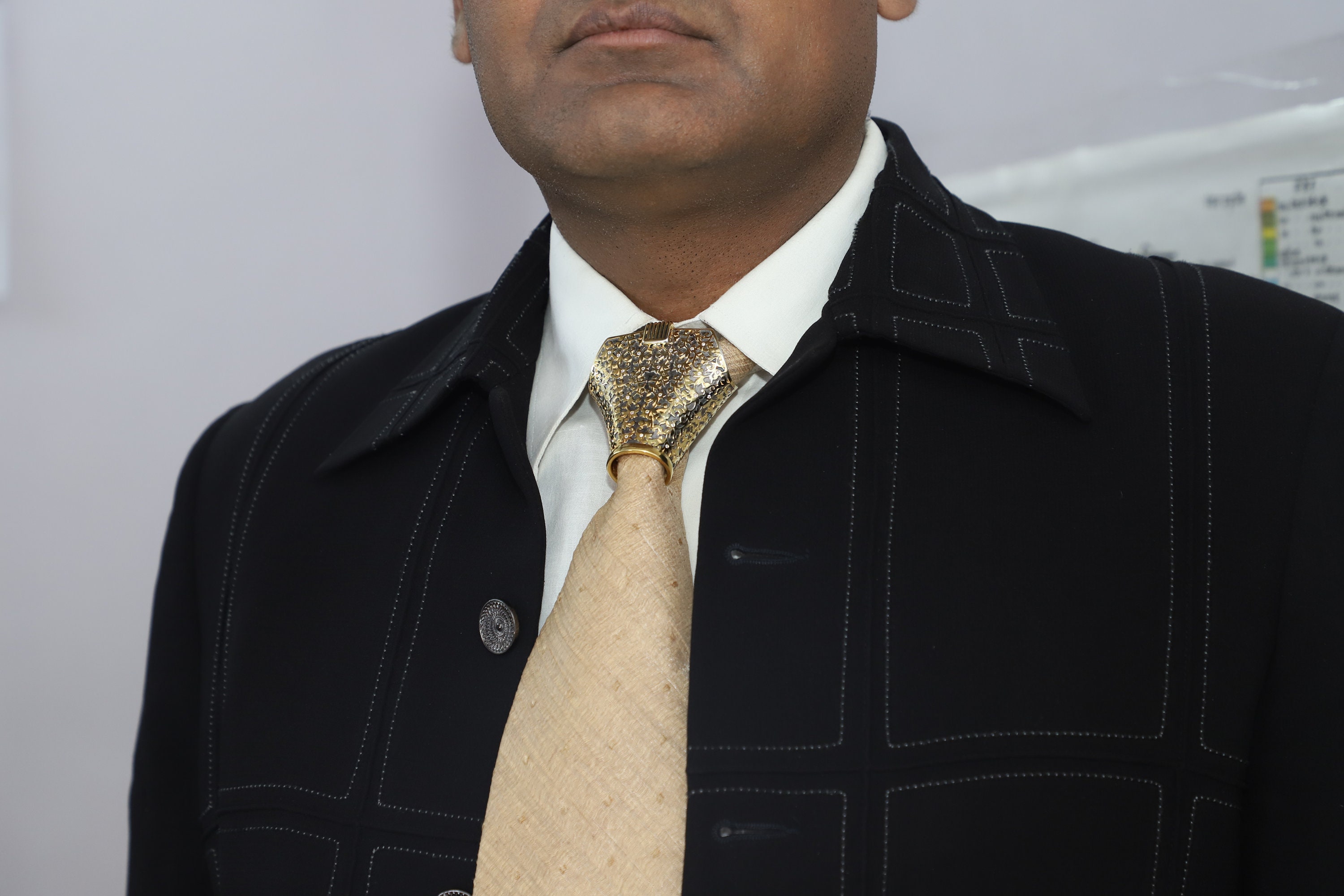 Indian Traditional Exclusive Golden Tie Knot Cover White Etsy