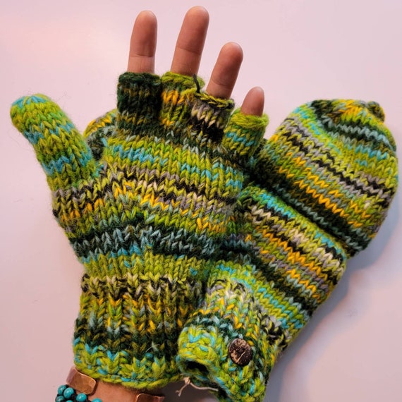 BOHO AF Glove Mittens for Men or Women Unisex Handmade Etsy