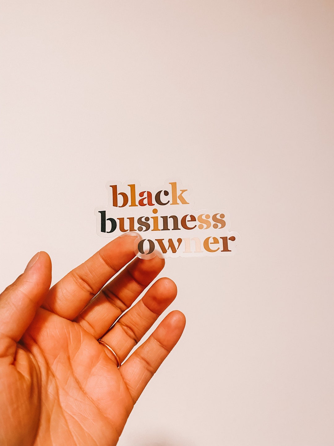 Process Owner Sticker Black Business Owner Sticker in Shades of Brown - Etsy