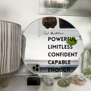 Affirmation Mirror Decal for Self Love