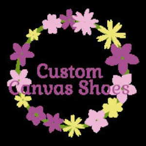 Custom Painted Toms or Vans Canvas Shoes
