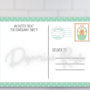 Regalo de Pascua imprimible para Somebunny Sweet 3.5x" y 4x6" Postal, Tarjetas de galletas de Pascua, Etiquetas de dulces de Pascua, Descarga digital
