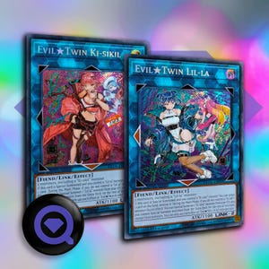 Evil Twin Ki-sikil + Lil-la ALTERNATE OCG ART (Proxy with same thickness as the reals)