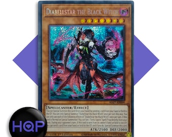 Diabellstar the Black Witch (same thickness as the reals)